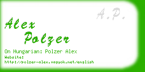 alex polzer business card